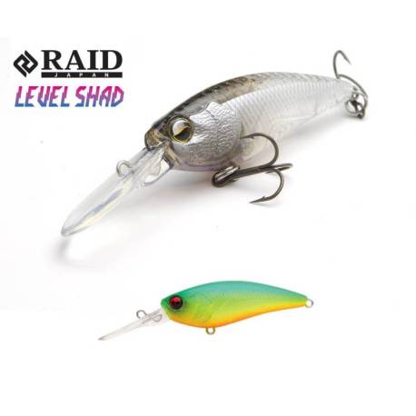 Vobler RAID LEVEL SHAD 5cm, 4.3g, 001 Lime Chart