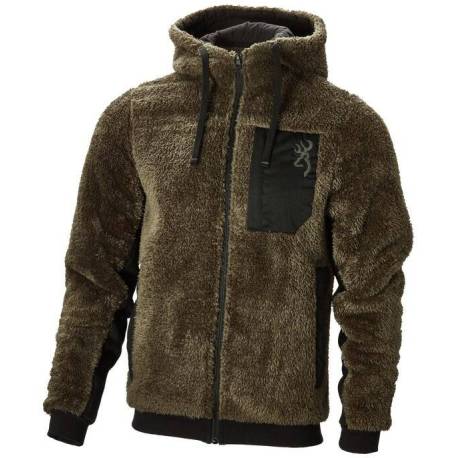 Jacheta BROWNING Snapshot Sherpa Fleece, Green, XXL