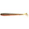 Shad KEITECH Swing Impact Green Pumpkin Fire 438, 10cm, 8buc/plic