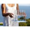 Set 6 pahare champagne Ecozen MARINE BUSINESS Party Blue, diametrul 75mm