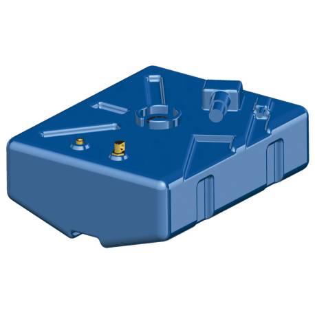 Rezervor combustibil PE OSCULATI 52.035.09, 62L, 66x53.5x30.5cm