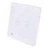 Intrerupator dublu cu touch si dimmer PNI SafeHome DIM202, 2X700W, Live Wire