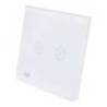 Intrerupator dublu cu touch si dimmer PNI SafeHome DIM202, 2X700W, Live Wire