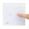 Intrerupator dublu cu touch si dimmer PNI SafeHome DIM202, 2X700W, Live Wire