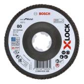 Disc lamelar cu profil convex BOSCH, 125x22.2mm, granulatie 40