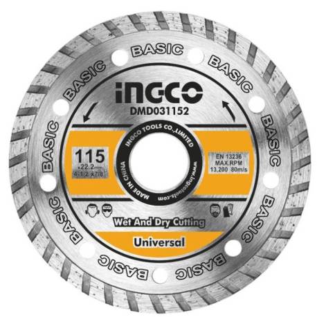 Disc diamantat INGCO Turbo 180mmX7.5mm