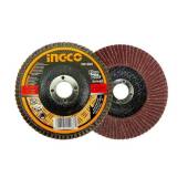 Disc lamelar pentru slefuit INGCO 115mm Maro P60