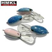 Vobler HMKL Inch Crank DR Custom Painted 2.5cm, 2g, culoare Blue Silver