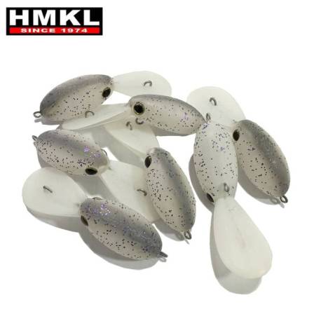 Vobler HMKL Inch Crank DR Custom Painted 2.5cm, 2g, culoare White Ghost