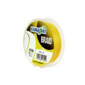 Fir textil KAMASAKI Braid Yellow 0.20mm, 15.5kg, 100m