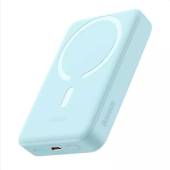 Baterie externa BASEUS Magnetic Mini, 10000mAh, 30W, Wireless Fast Charge Albastru