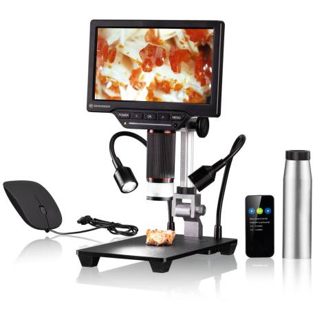 Microscop digital Bresser 2L WiFi 1080P, ecran LCD