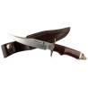 160 mm blade,rosewood pakkawood,brass guard and wild boar head cap Muela WILDBOAR-16R