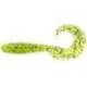 Naluca FISHUP Fancy Grub 6.3cm, culoare 055 Chartreuse Black, 10buc/plic