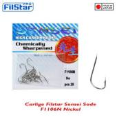 Carlige FILSTAR Sensei Sode F1106N, Nickel, Nr.16, 20buc/plic