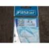 Carlige legate FILSTAR F105N Match, 50cm, 0.10mm, Nr.16, 10buc/plic