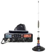 Kit statie radio CB PRESIDENTt Richard ASC 10M + antena CB PNI ML70, 70cm, 26-30MHz