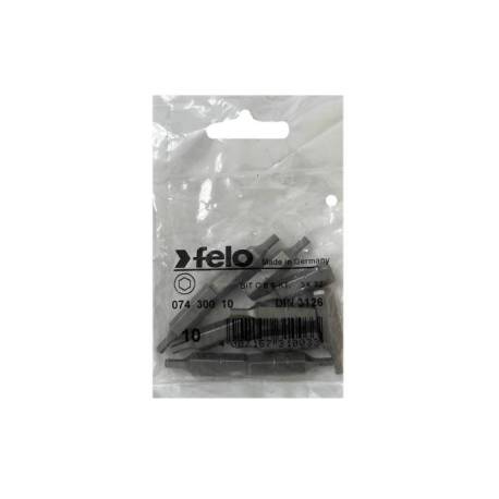 Set 10 biti FELO seria Industrial profil HEX, C8, HX3.0, 32mm
