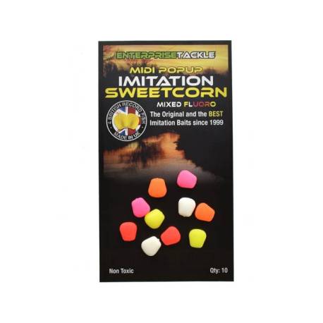 Pop-up ENTERPRISE TACKLE Midi Sweetcorn Orange, 10buc/plic