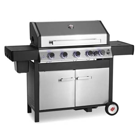 Gratar pe gaz cu 5.1 arzatoare Grill Chef Landmann 05855 grile din inox, sear burner