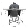 Gratar pe carbuni LANDMANN Kamado Ceramic BBQ Grill, 121x132.5x74cm