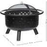 Incalzitor terasa LANDMANN Crossfire Outdoor Firepit, 75x59cm