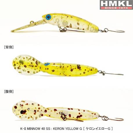 Vobler HMKL K-II MINNOW 40 SS, 4cm, 2.7g, culoare KYG