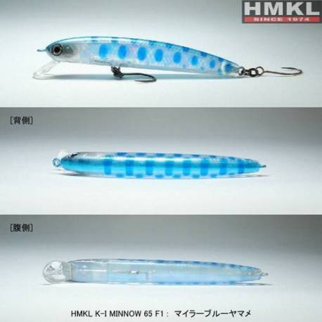Vobler HMKL K-I Minnow 65 F1, 6.5cm, 2.6g, culoare MBY