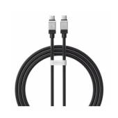 Cablu BASEUS Coolplay, USB-C la USB-C, 100W, 1m Negru