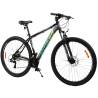Bicicleta OMEGA Thomas 29, cadru 46cm, model 2023, negru verde galben