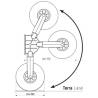 RUOTE ALAGGIO PER TENDER Ø 26 cm