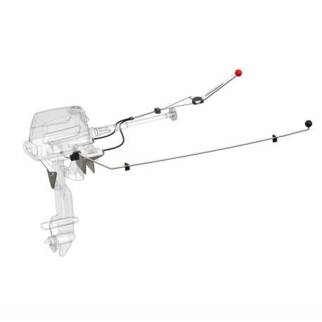 Kit montare motor Suzuki 2.5CP Jonny Boats Outboard pentru Bass 100