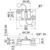 Intrerupator circuit impermeabil OSCULATI 02.752.25, 250A