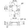 Intrerupator circuit cu reset automat OSCULATI Heavy Duty, 60A