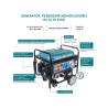 Generator curent Konner & Sohnen KS 12-1E ATSR, 9.2kW, monofazat, benzina, 18.5CP, AVR, ATSR, Easy Start