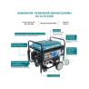 Generator curent Konner & Sohnen KS 12-1E ATSR, 9.2kW, monofazat, benzina, 18.5CP, AVR, ATSR, Easy Start