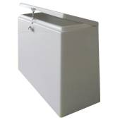 Tank cover white VTR 80x32x52h cm