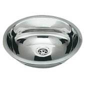 Chiuveta rotunda din inox OSCULATI 50.186.85, 387x155mm