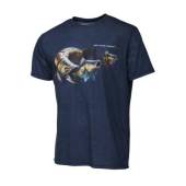 Tricou SAVAGE GEAR Cannibal Blue mariea S