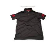 Tricou polo DAIWA D-VEC Black/Red, marimea XXXL