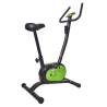 Bicicleta exercitii fitness TECHFIT BB350N Verde, max.100kg, 80x50x117cm