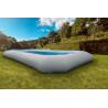 Kit piscina supraterana dreptunghiulara ZODIAC Original HIPPO 65, 16.55x8.20x1.30m