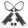 Set complet oglinzi DOUBLETAKE Adventure + brate si prindere M10/1.25