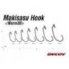 Carlige offset DECOY WORM 30 MAKISASU nr.8, 6 buc/plic
