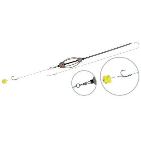 Montura CARP ZOOM COMPLETE FEEDER RIG 40g, 70cm, Nr.6