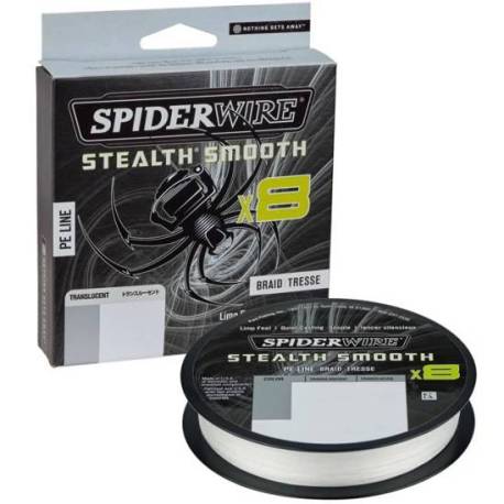 Fir textil SPIDERWIRE Stealth Smooth 8 Translucent 0.07mm, 6.0kg, 150m