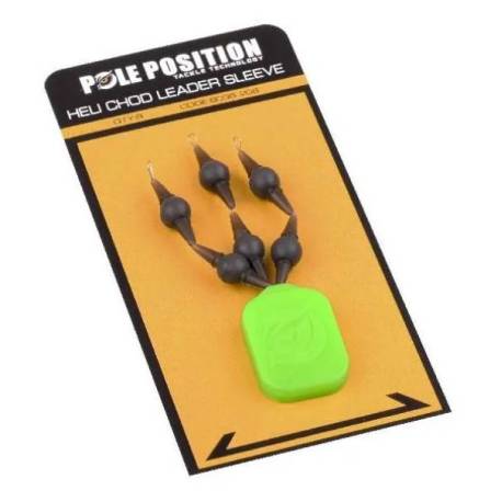 Opritoare GAMAKATSU PolePosition Heli Chod Leader Sleeves, L, 6 buc/plic