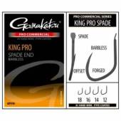 Carlige GAMAKATSU King Pro Spade Barbless Nr.18, 10buc/plic