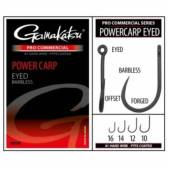 Carlige GAMAKASTU Power Carp Eyed Nr.14, 10buc/plic