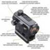 Sistem de ochire BUSHNELL Red Dot Sight TRS-125, 1x22, 3 MOA, Black